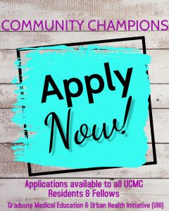 Community Champions - Information for Applicants